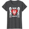 image:imageStar Wars Stormtroopers Not The One AntiValentines Day TShirtDark Heather Grey