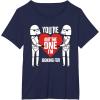 image:imageStar Wars Stormtroopers Not The One AntiValentines Day TShirtNavy Blue