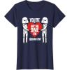 image:imageStar Wars Stormtroopers Not The One AntiValentines Day TShirtNavy Blue