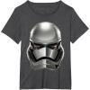 image:imageStar Wars The Force Awakens First Order Stormtrooper TShirtDark Heather Grey
