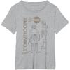 image:imageStar Wars The Mandalorian Stormtrooper Toy Poster TShirtHeather Grey