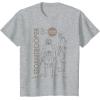 image:imageStar Wars The Mandalorian Stormtrooper Toy Poster TShirtHeather Grey