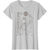image:imageStar Wars The Mandalorian Stormtrooper Toy Poster TShirtSilver Grey