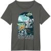 image:imageStar Wars The Mandalorian and Grogu Galaxys Most Wanted TShirtAsphalt Grey