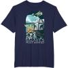 image:imageStar Wars The Mandalorian and Grogu Galaxys Most Wanted TShirtNavy Blue