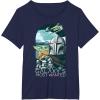 image:imageStar Wars The Mandalorian and Grogu Galaxys Most Wanted TShirtNavy Blue