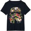 image:imageStar Wars Tropical Stormtrooper Floral Print Graphic TShirt TShirtBlack