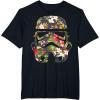 image:imageStar Wars Tropical Stormtrooper Floral Print Graphic TShirt TShirtBlack