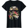 image:imageStar Wars Tropical Stormtrooper Floral Print Graphic TShirt TShirtBlack