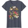 image:imageStar Wars Tropical Stormtrooper Floral Print Graphic TShirt TShirtHeather Blue