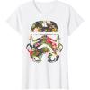 image:imageStar Wars Tropical Stormtrooper Floral Print Graphic TShirt TShirtWhite