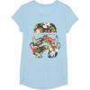 image:imageStar Wars Tropical Stormtrooper Floral Print TShirt C1 TShirtBaby Blue