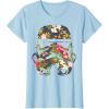 image:imageStar Wars Tropical Stormtrooper Floral Print TShirt C1 TShirtBaby Blue