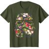 image:imageStar Wars Tropical Stormtrooper Floral Print TShirt C1 TShirtOlive Green