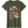 image:imageStar Wars Tropical Stormtrooper Floral Print TShirt C1 TShirtOlive Green