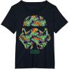 image:imageStar Wars Tropical Stormtrooper Helmet Graphic TShirt TShirtBlack