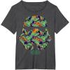 image:imageStar Wars Tropical Stormtrooper Helmet Graphic TShirt TShirtDark Heather Grey