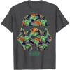 image:imageStar Wars Tropical Stormtrooper Helmet Graphic TShirt TShirtDark Heather Grey