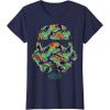 image:imageStar Wars Tropical Stormtrooper Helmet Graphic TShirt TShirtNavy Blue
