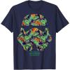 image:imageStar Wars Tropical Stormtrooper Helmet Graphic TShirt TShirtNavy Blue