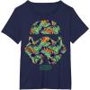 image:imageStar Wars Tropical Stormtrooper Helmet Graphic TShirt TShirtNavy Blue