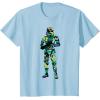 image:imageStar Wars Tropical Stormtrooper Silhouette TShirtBaby Blue