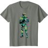 image:imageStar Wars Tropical Stormtrooper Silhouette TShirtOlive Heather