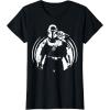 image:imageThe Mandalorian And Grogu A Clan Of Two Monochrome Portrait TShirtBlack