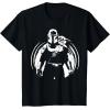image:imageThe Mandalorian And Grogu A Clan Of Two Monochrome Portrait TShirtBlack