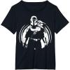 image:imageThe Mandalorian And Grogu A Clan Of Two Monochrome Portrait TShirtBlack