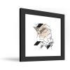 image:imageTrends International Gallery Pops Star Wars Saga  MidCentury Modern Stormtrooper Wall Art Wall Poster 12 x 12 Black Framed VersionBlack Framed Version