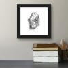 image:imageTrends International Gallery Pops Star Wars Saga  Return of the Jedi Admiral Ackbar Sketch Wall Art Wall Poster 1200 x 1200 Black Frame VersionBlack Frame Version