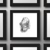 image:imageTrends International Gallery Pops Star Wars Saga  Return of the Jedi Admiral Ackbar Sketch Wall Art Wall Poster 1200 x 1200 Black Frame VersionBlack Frame Version