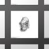 image:imageTrends International Gallery Pops Star Wars Saga  Return of the Jedi Admiral Ackbar Sketch Wall Art Wall Poster 1200 x 1200 Black Frame VersionUnframed Version