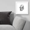 image:imageTrends International Gallery Pops Star Wars Saga  Return of the Jedi Admiral Ackbar Sketch Wall Art Wall Poster 1200 x 1200 Black Frame VersionWhite Frame Version