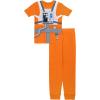 image:imageSTAR WARS Boys 2piece Snugfit Cotton Matching ShortSleeve Pajama Set Soft amp Cute for KidsFighter Pilot Luke
