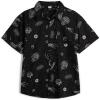 image:imageSTAR WARS Hawaiian Button Down Dress Shirt Toddler to Big Kid Sizes 2T  1820Black