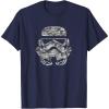 image:imageStar Wars Arctic Camo Stormtrooper Helmet TShirtNavy Blue