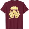 image:imageStar Wars Popcorn Stormtrooper Helmet TShirtBurgundy