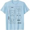 image:imageStar Wars Stormtrooper Helmet Diagram TShirt TShirtBaby Blue