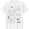 image:imageStar Wars Stormtrooper Helmet Diagram TShirt TShirtWhite