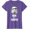 image:imageStar Wars Stormtrooper Mom Is A Trooper TShirtPurple Heather