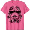 image:imageStar Wars Stormtrooper Ornate Henna Print Helmet TShirtPink Heather