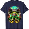 image:imageStar Wars Stormtrooper Ornate Sugar Skull Graphic TShirt TShirtNavy Blue