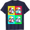 image:imageStar Wars Stormtroopers Helmet Pop Art Graphic TShirt TShirtNavy Blue