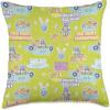 image:imageStar Wars The Mandalorian Grogu A Bountiful Egg Hunt Easter Throw Pillow18x18