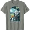 image:imageStar Wars The Mandalorian and Grogu Galaxys Most Wanted TShirtOlive Heather
