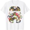 image:imageStar Wars Tropical Stormtrooper Floral Print Graphic TShirt TShirtWhite