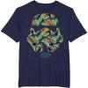 image:imageStar Wars Tropical Stormtrooper Helmet Graphic TShirt TShirtNavy Blue