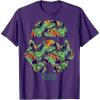 image:imageStar Wars Tropical Stormtrooper Helmet Graphic TShirt TShirtPurple